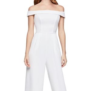 BCBGeneration culotte jumpsuit with pleated front.